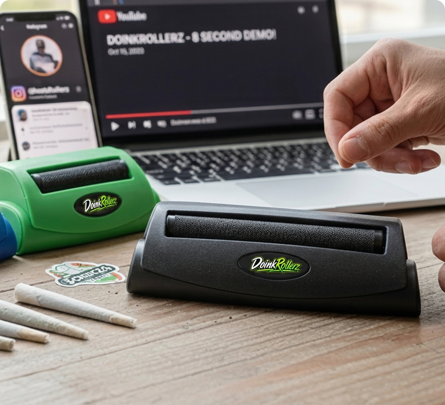 How to Roll a Backwood with the DoinkRollerz Blunt Roller