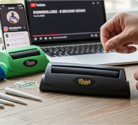 How to Roll a Backwood with the DoinkRollerz Blunt Roller