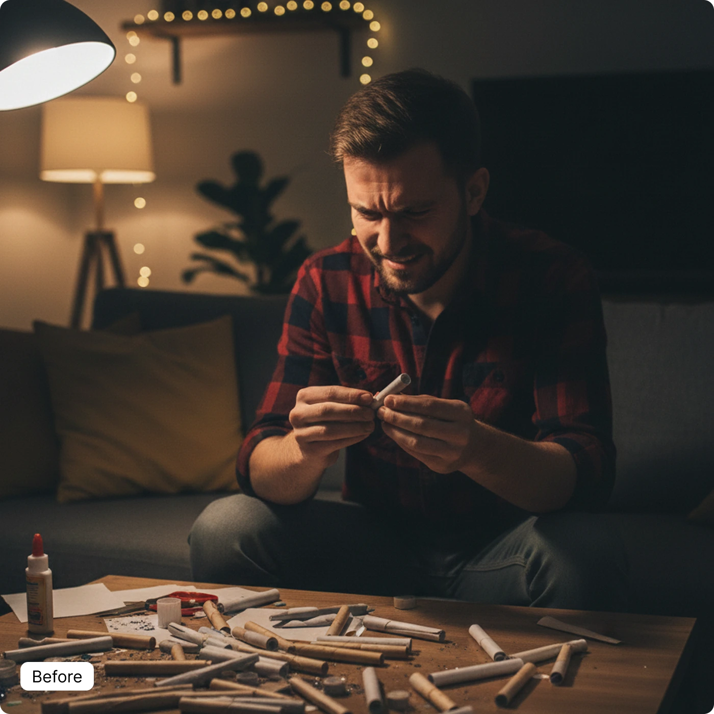 doink joint roller happy after making perfect joint under a minute