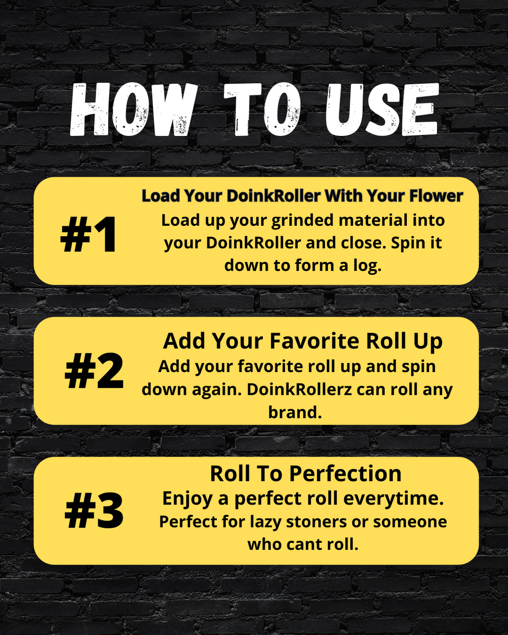 How to use doinkrollerz, joint/blunt rolling machine 