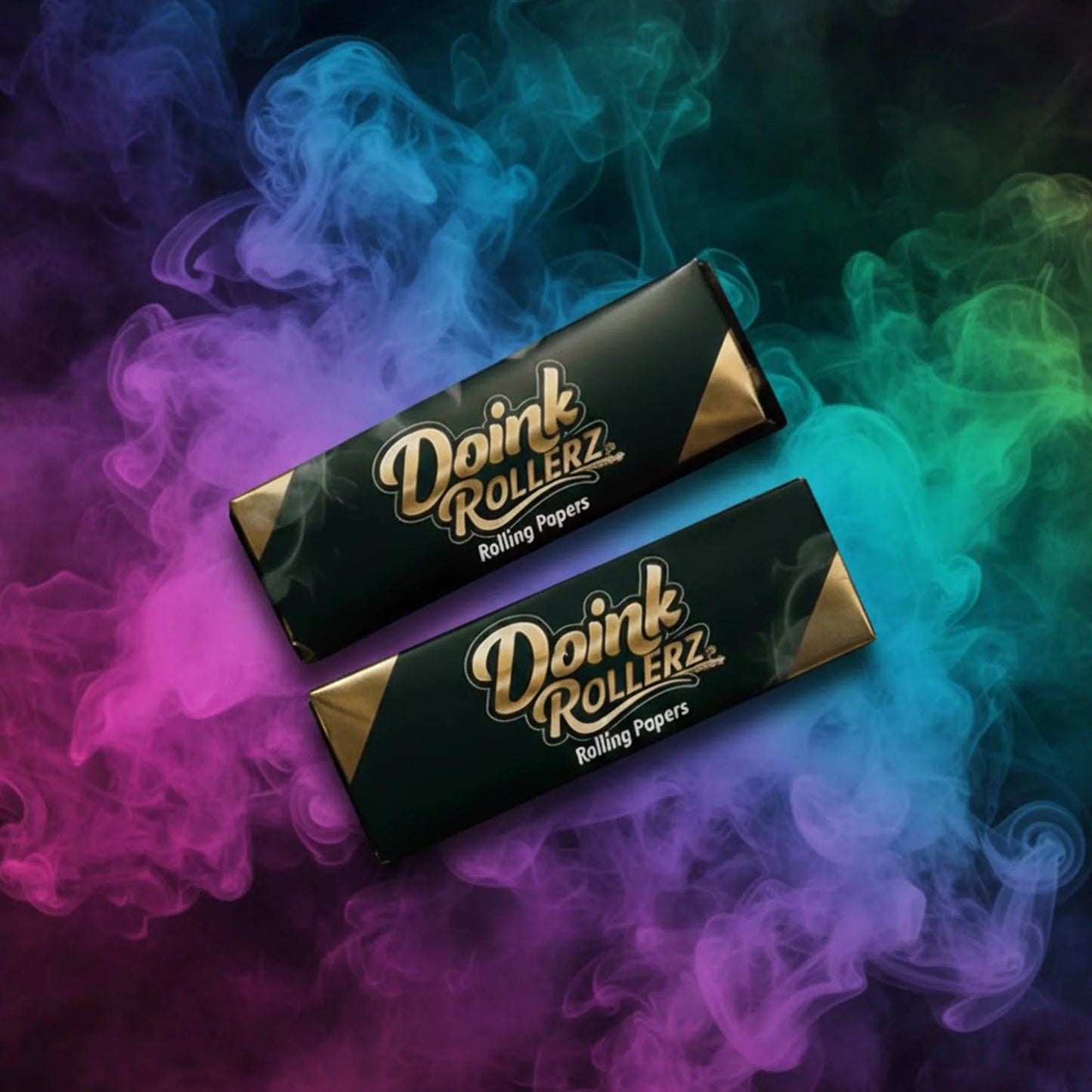 Ultra-thin unbleached joint rolling paper sheet close-up