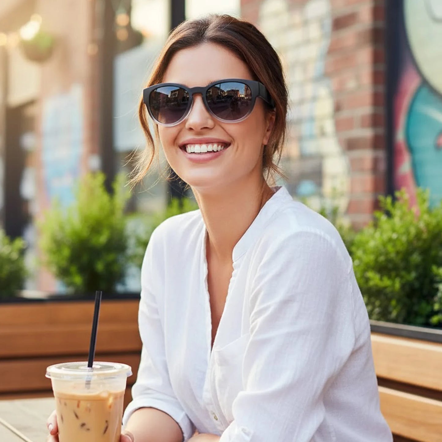 Sunglasses with hidden storage feature designed for discreet personal use