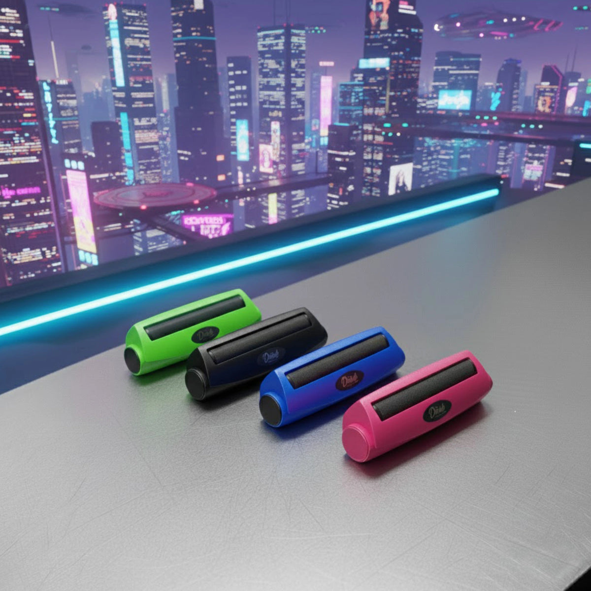 Five DoinkRollerz joint rollers  in different colors