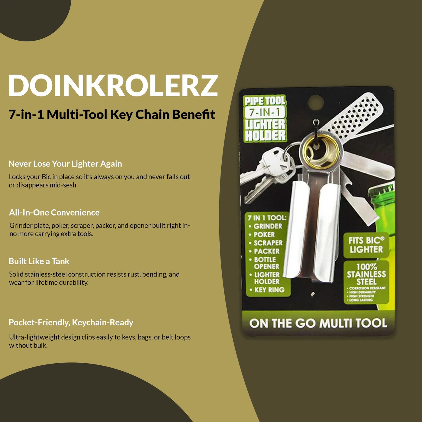 7-in-1 Multi-Tool Key Chain