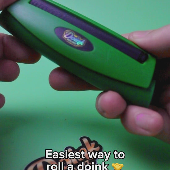 Compact joint roller held in hand for size reference