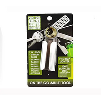 
              7-in-1 Lighter Holder & Multi-Tool Key Chain
            