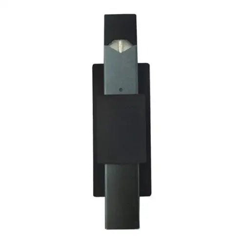 Silicone JUUL holder attached to a flat surface for convenient storage