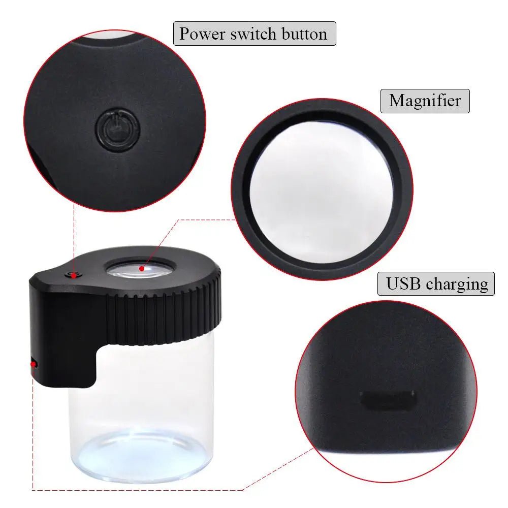 Magnifying LED Jar - DoinkRollerz Shop